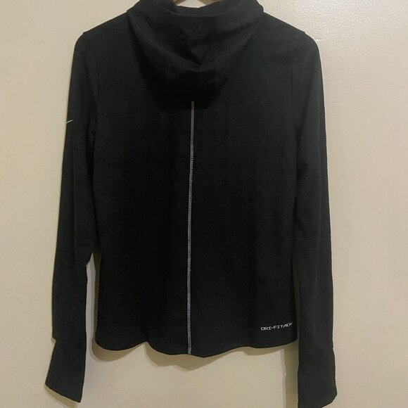 Nike Dri-FIT ADV Long-Sleeve Running Light Hoodie Women's M Black DD6791-010 NEW - Picture 4 of 16